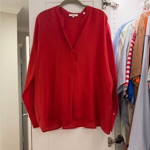 Vince Vibrant Red Women's Blouse